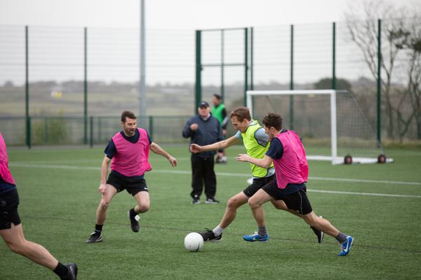 Teams playing in the Pendennis 5-a-side football tournament