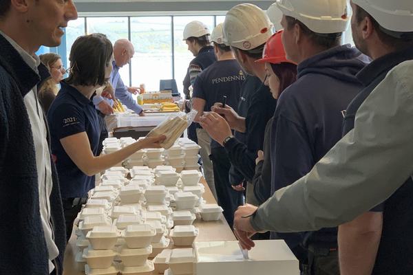 Pendennis employees receive free healthy lunch