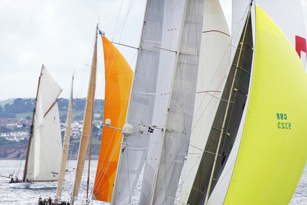 The Pendennis fleet racing at the 2012 Pendennis Cup