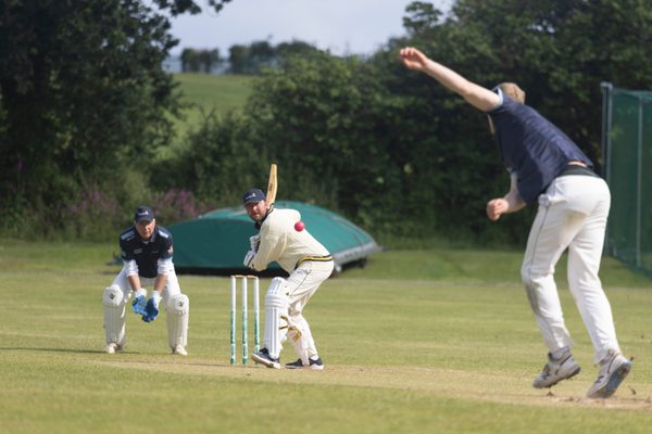Cricketers batting