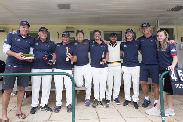 The winning team group photo
